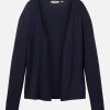 Frauen Tom Tailor Pullover & Cardigans | Damen Cardigan Unifarben