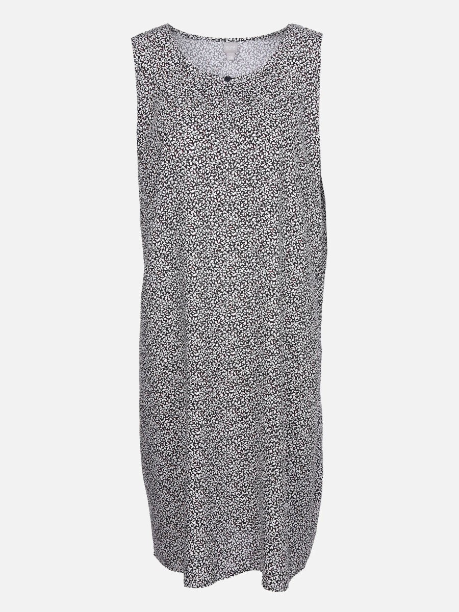 Frauen Sure Kleider & Jumpsuits | Damen Kleid Ohne Armel Im Minimalprint