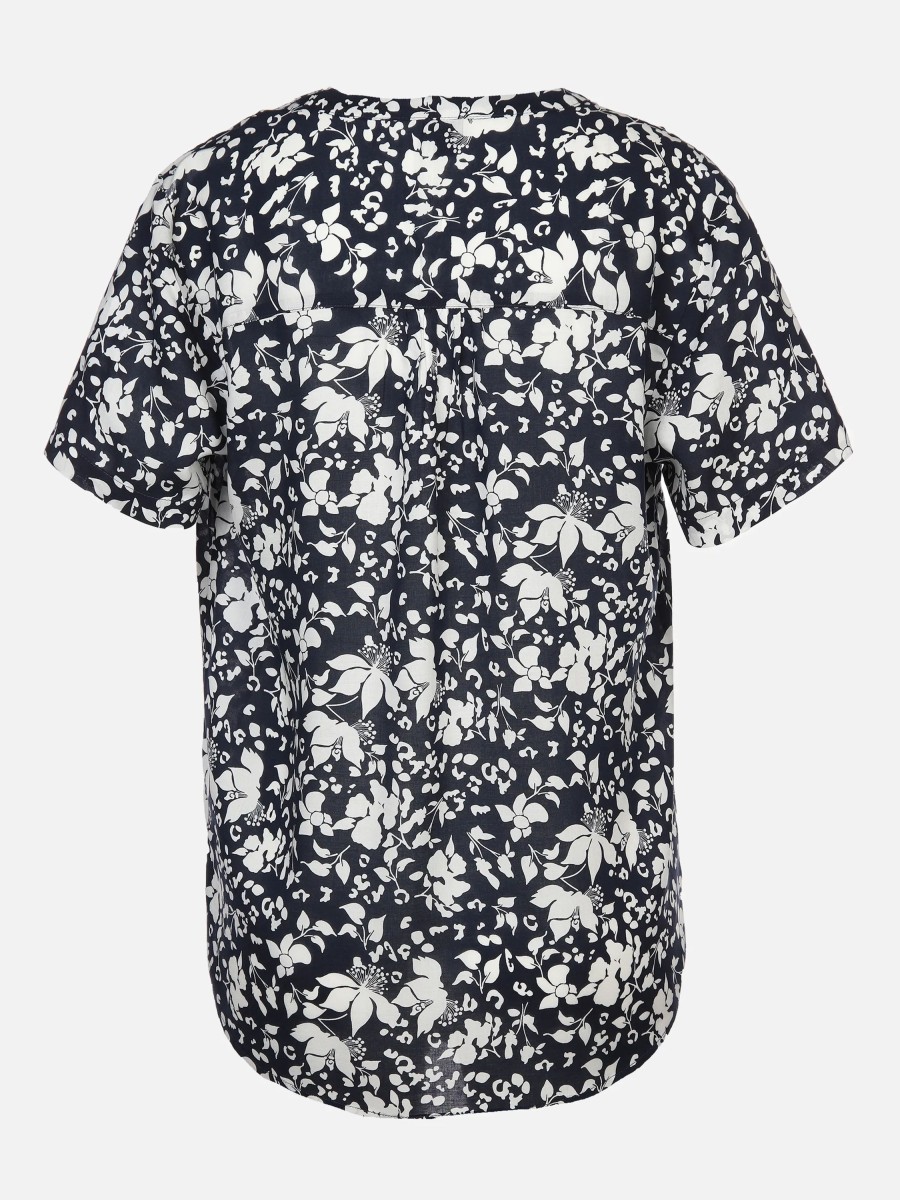 Frauen Sure Blusen | Damen Bluse Mit Hubschem Print