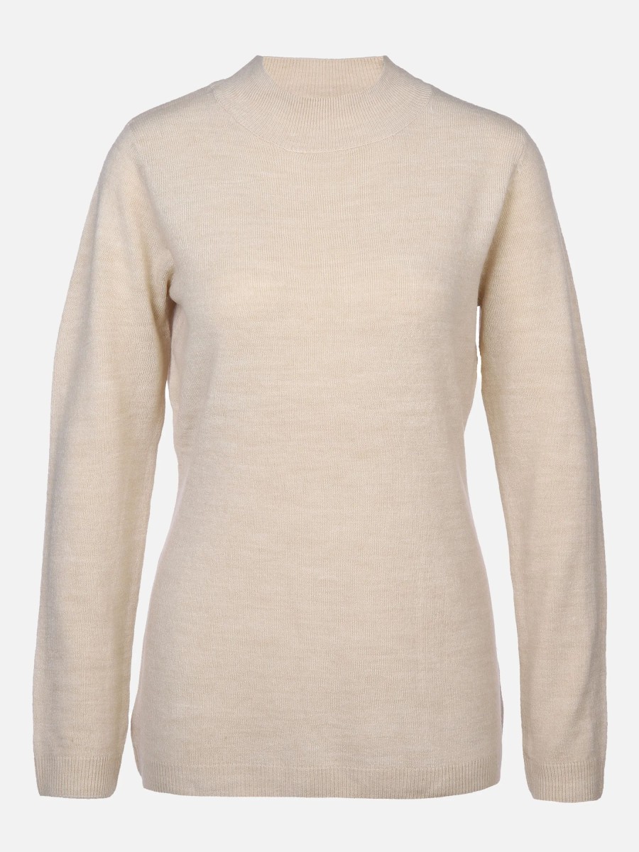 Frauen Sure Pullover & Cardigans | Damen Pullover "Cashmere-Like" Mit Stehkragen