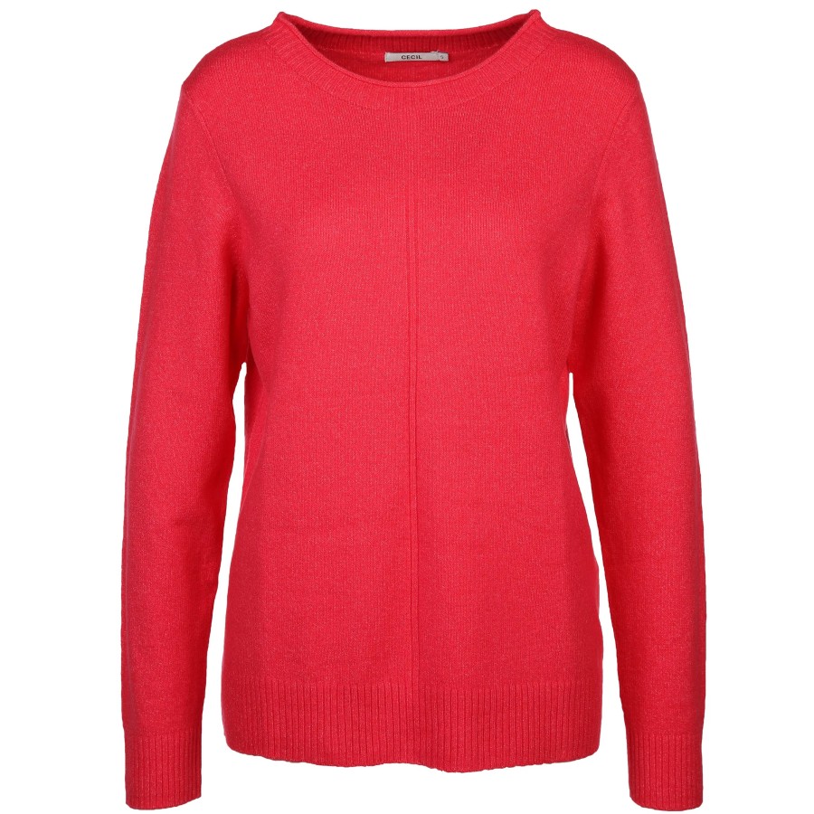 Frauen Cecil Pullover & Cardigans | Damen Pullover Mit Mittiger Naht