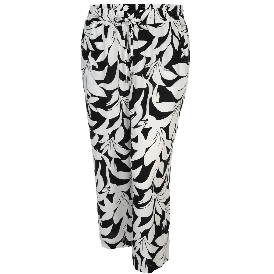 Frauen Sonja Blank Hosen | Grose Grosen Culottes Im Alloverprint