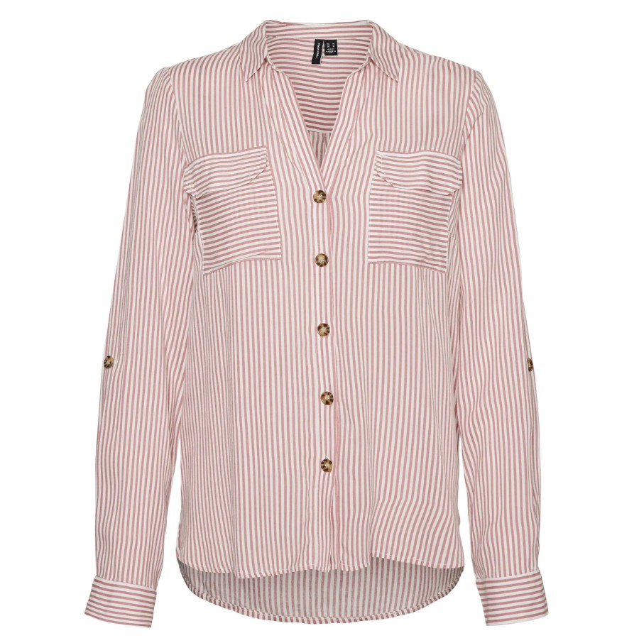 Frauen Vero Moda Blusen | Vero Moda Vmbumpy L/S Shirt New Bluse