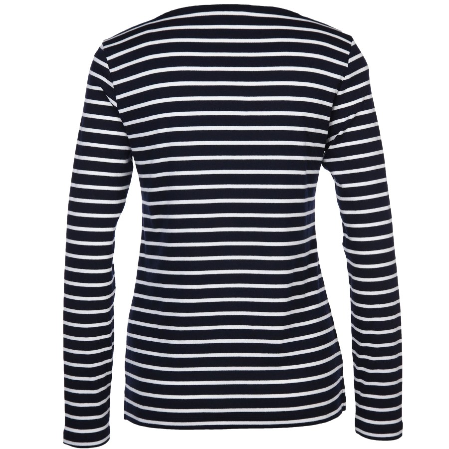 Frauen Tom Tailor Shirts & Tops | Damen Ringel-Longsleeve