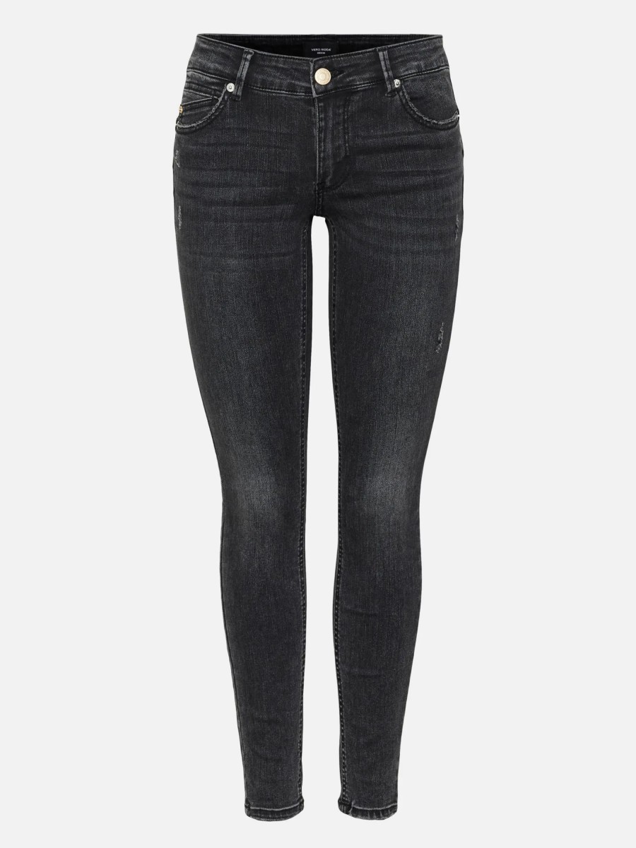 Frauen Vero Moda Hosen | Vero Moda Vmrobyn Lr Skinny Pus Jeans