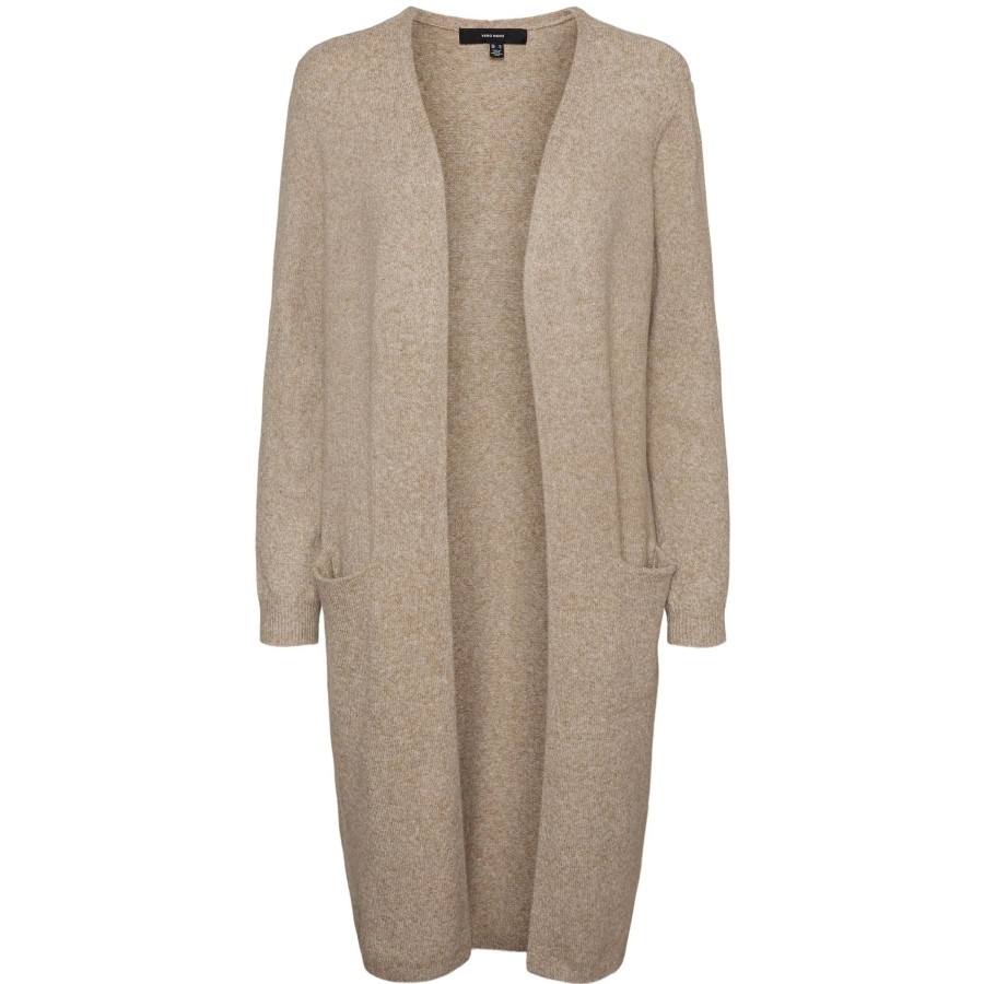 Frauen Vero Moda Pullover & Cardigans | Vero Moda Vmdoffy Ls Long Open Longcardigan