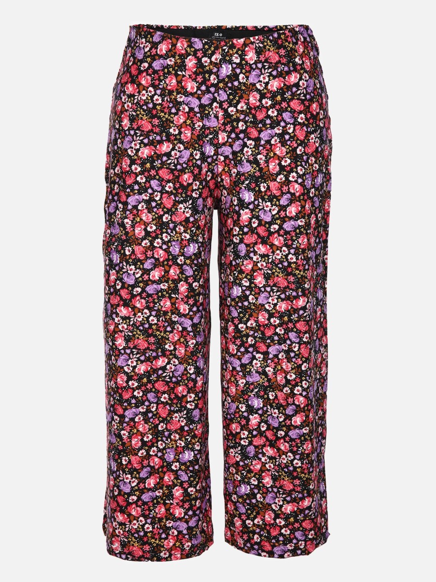 Frauen IX-O Hosen | Damen Culotte Mit Alloverprint