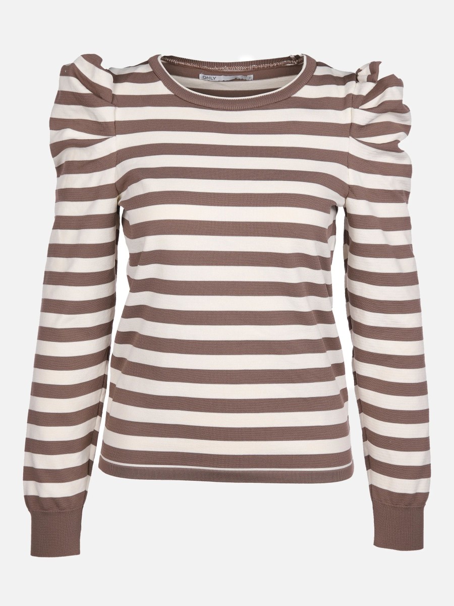 Frauen Only Shirts & Tops | Only Onlkelcina L/S Stripe Ringelshirt