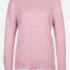 Frauen Sure Pullover & Cardigans | Damen Strickpullover Mit Struktur Und Glitzersteinen