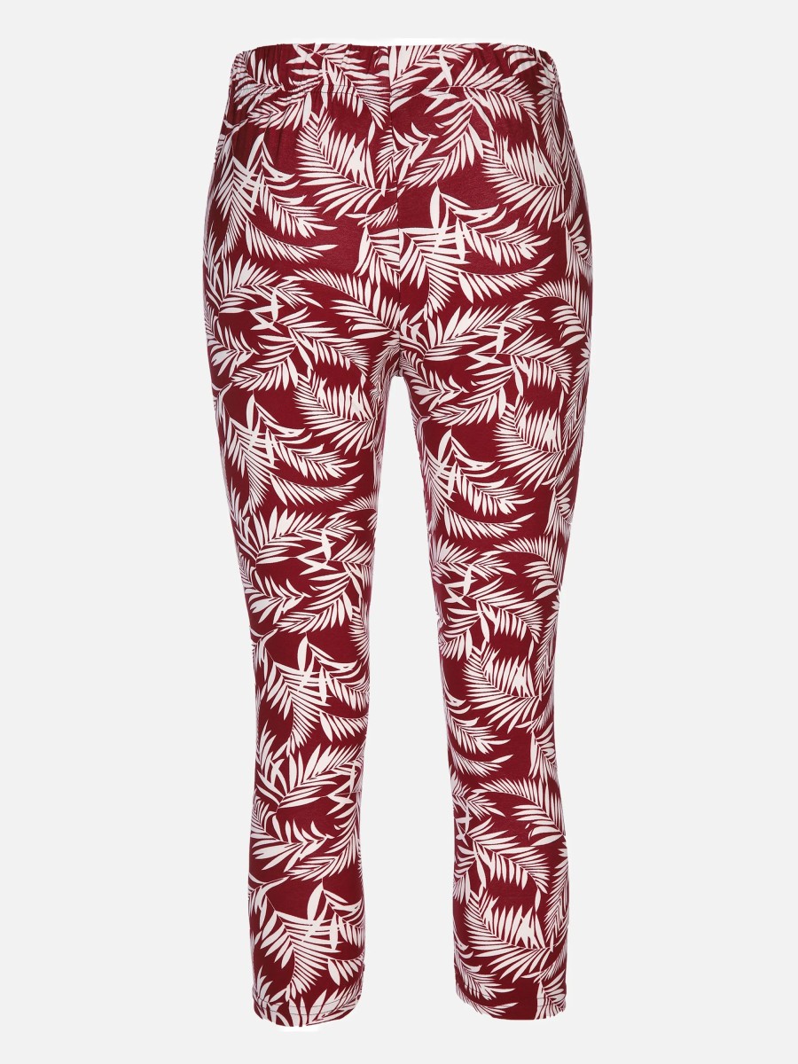 Frauen Sure Hosen | Damen Caprileggings Im Alloverprint