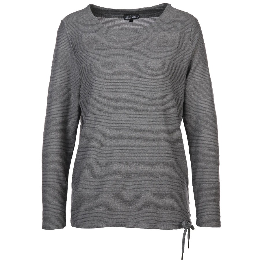 Frauen Lisa Tossa Shirts & Tops | Damen Ringelshirt Mit Struktur