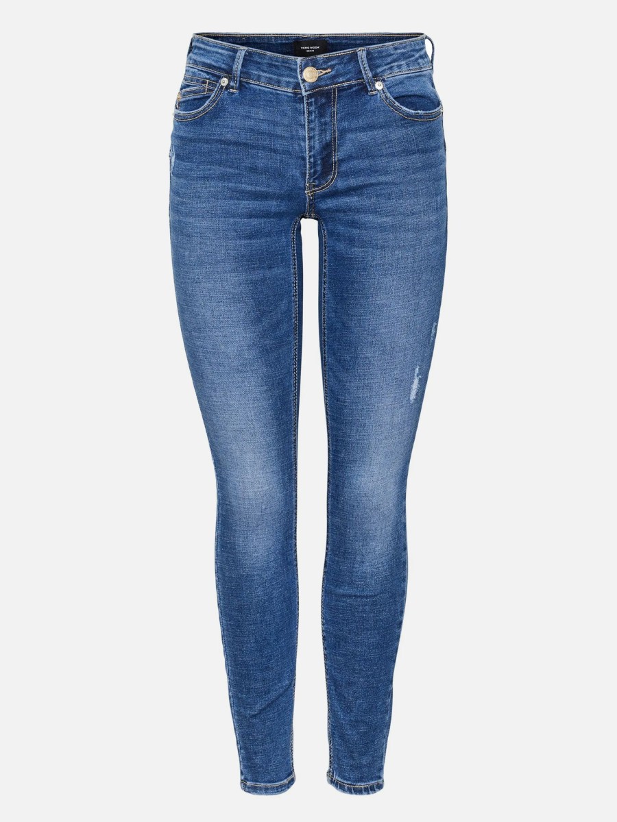 Frauen Vero Moda Hosen | Vero Moda Vmrobyn Lr Skinny Pus Jeans