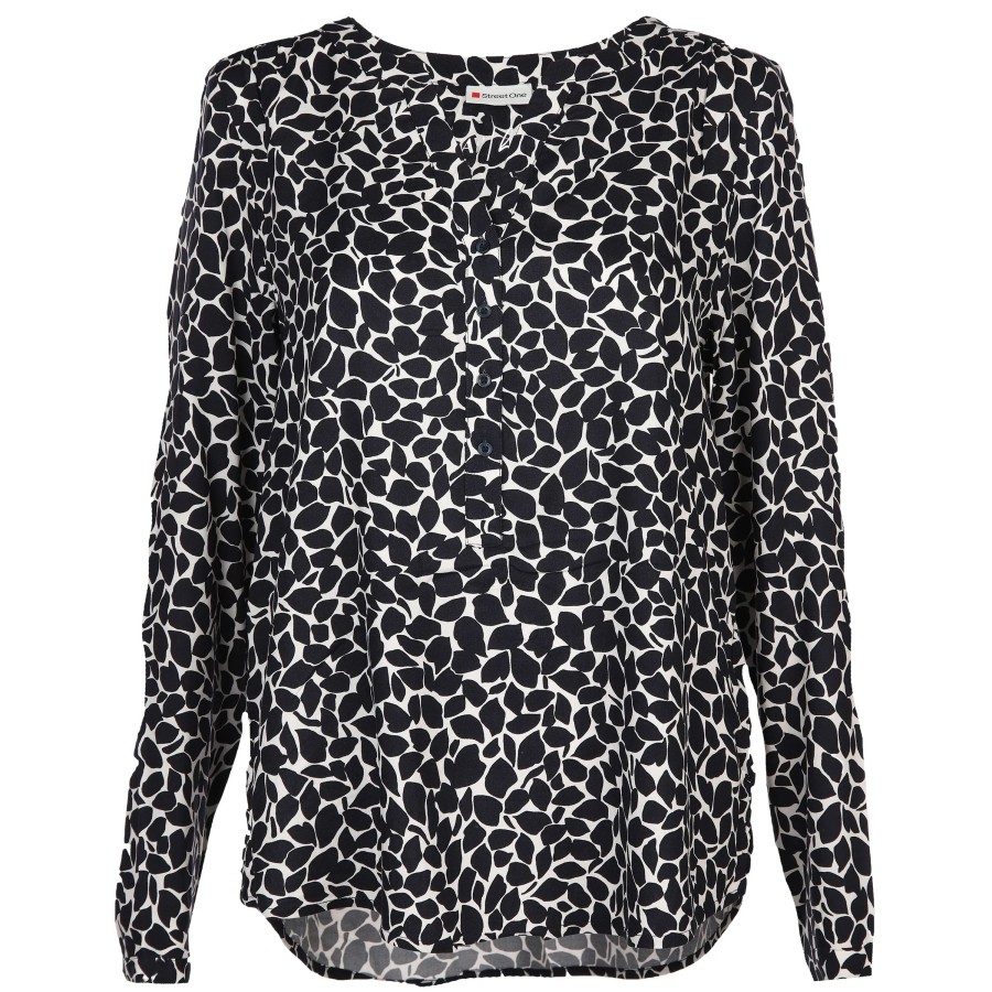 Frauen Street One Blusen | Damen Schlupfbluse Mit Alloverprint