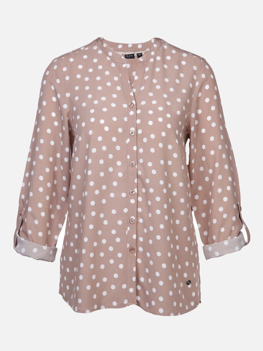 Frauen Sure Blusen | Damen Bluse Im Polka-Dot Style