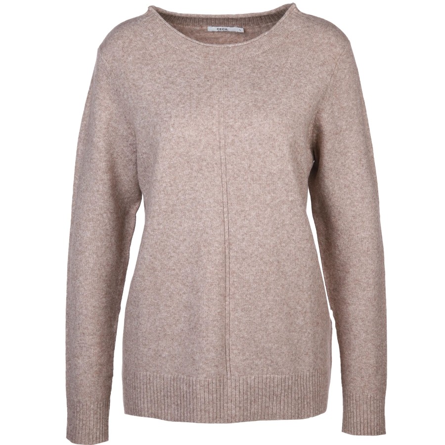 Frauen Cecil Pullover & Cardigans | Damen Pullover Mit Mittiger Naht