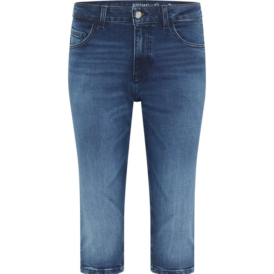 Frauen Mustang Hosen | Damen Caprijeans