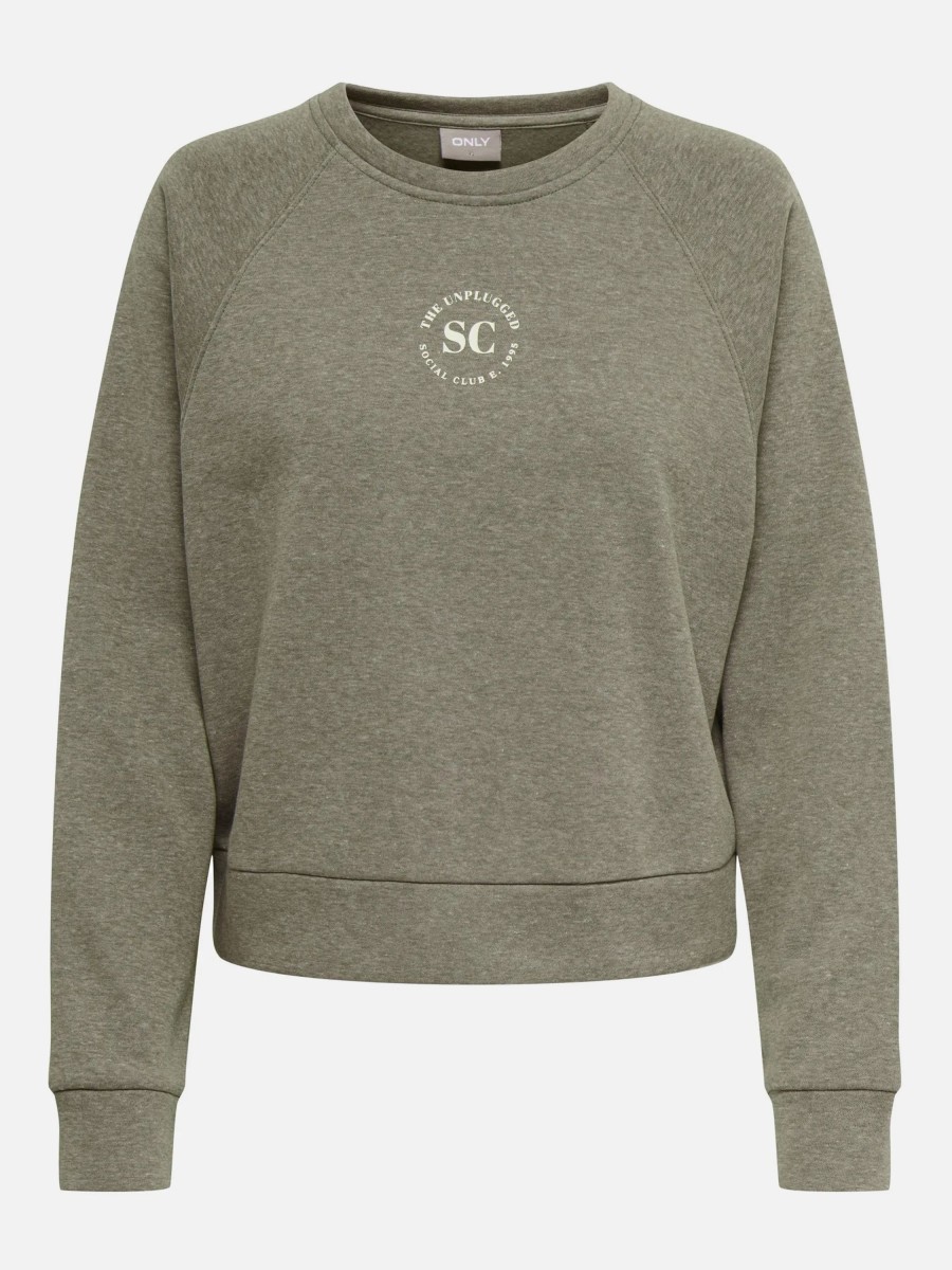 Frauen Only Pullover & Cardigans | Only Onllula L/S Raglan Sw Sweatshirt