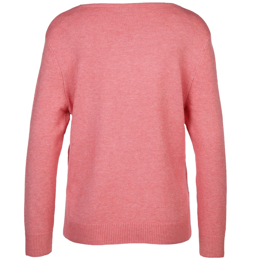 Frauen Street One Pullover & Cardigans | Damen Flauschshirt In Melierter Optik