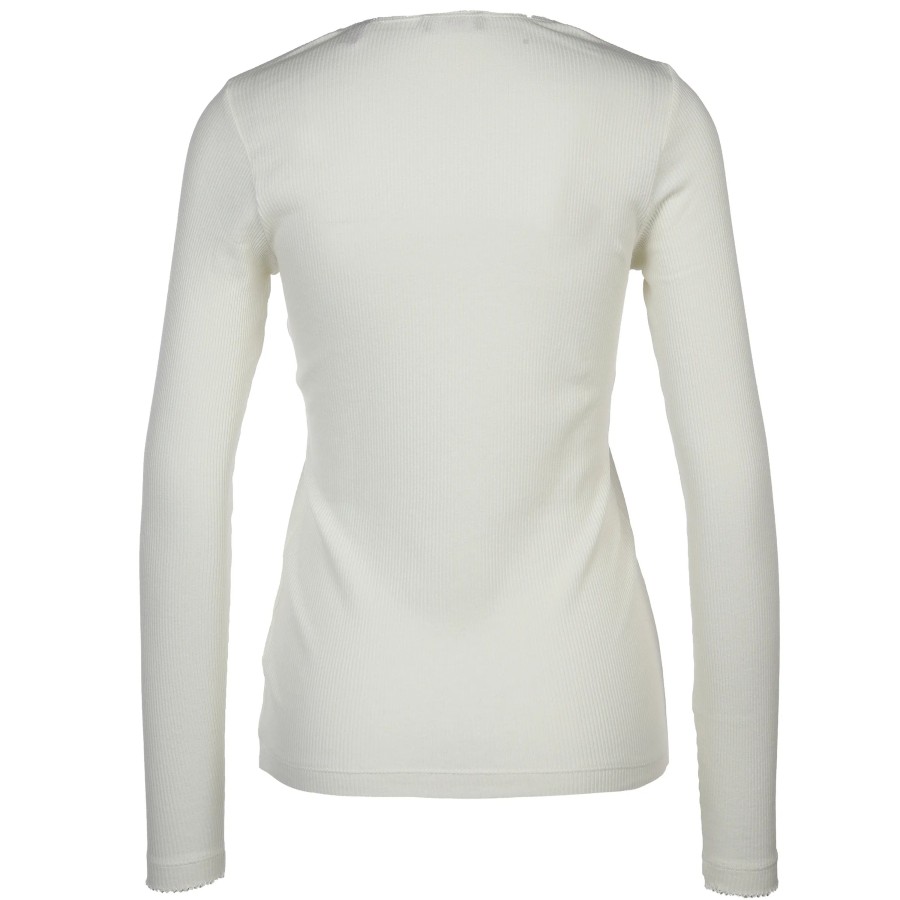 Frauen Esprit Shirts & Tops | Damen Langarmshirt In Rippoptik