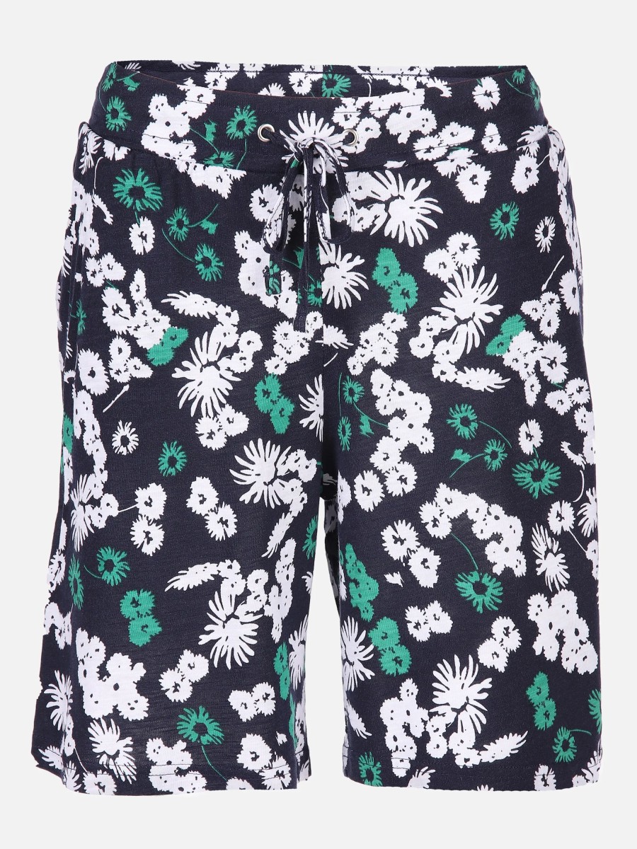 Frauen Sure Hosen | Damen Alloverprint Bermuda