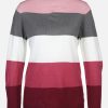 Frauen Sure Pullover & Cardigans | Damen Strickpullover "Cashmere-Like" Mit Streifen