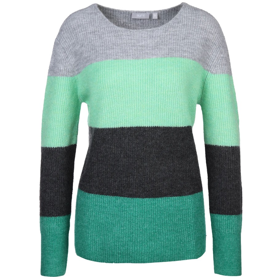 Frauen Sure Pullover & Cardigans | Damen Pullover Im Color Blocking Style