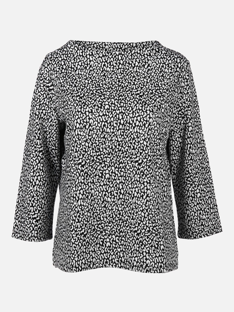 Frauen Tom Tailor Pullover & Cardigans | Damen Sweatshirt Mit Alloverprint