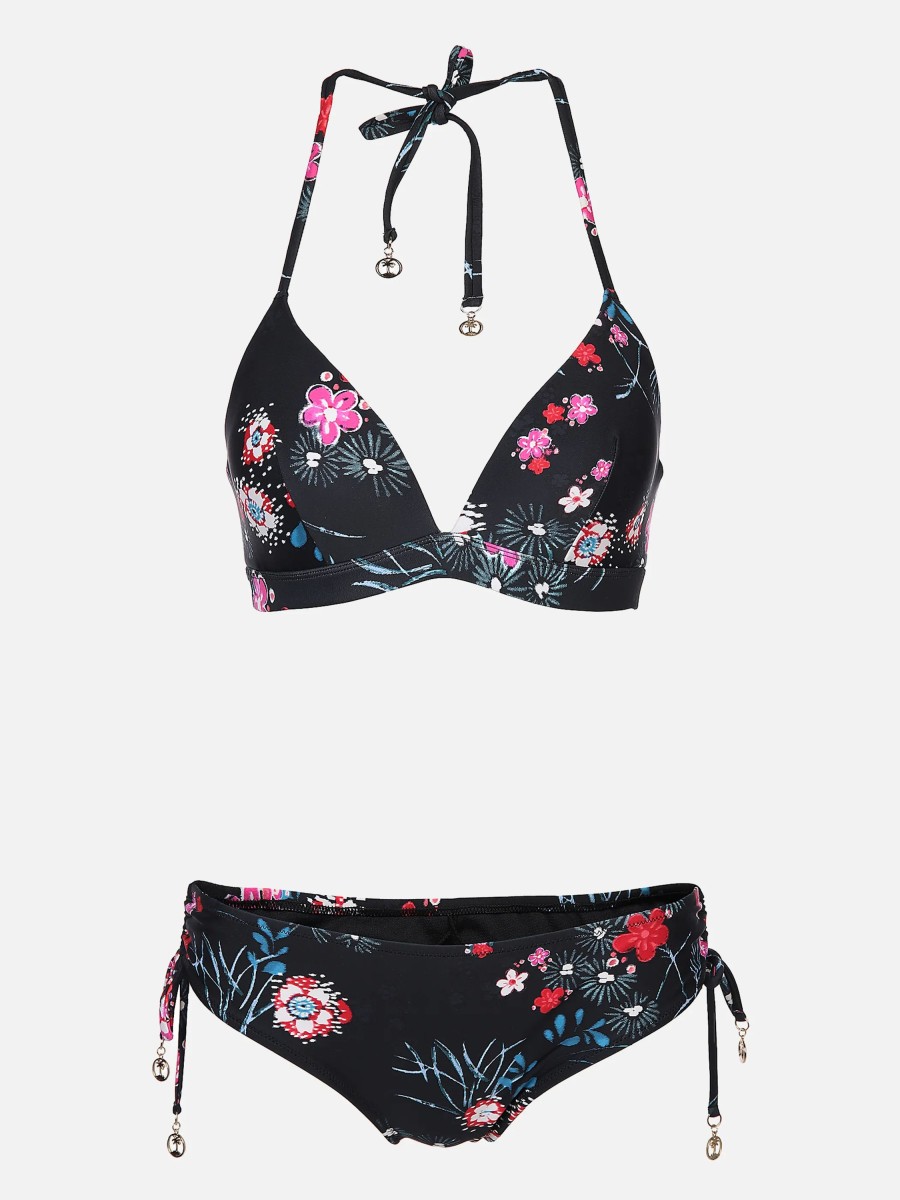 Frauen Grinario Sports Bade & Strandmode | Damen Bikini Mit Floralem Print