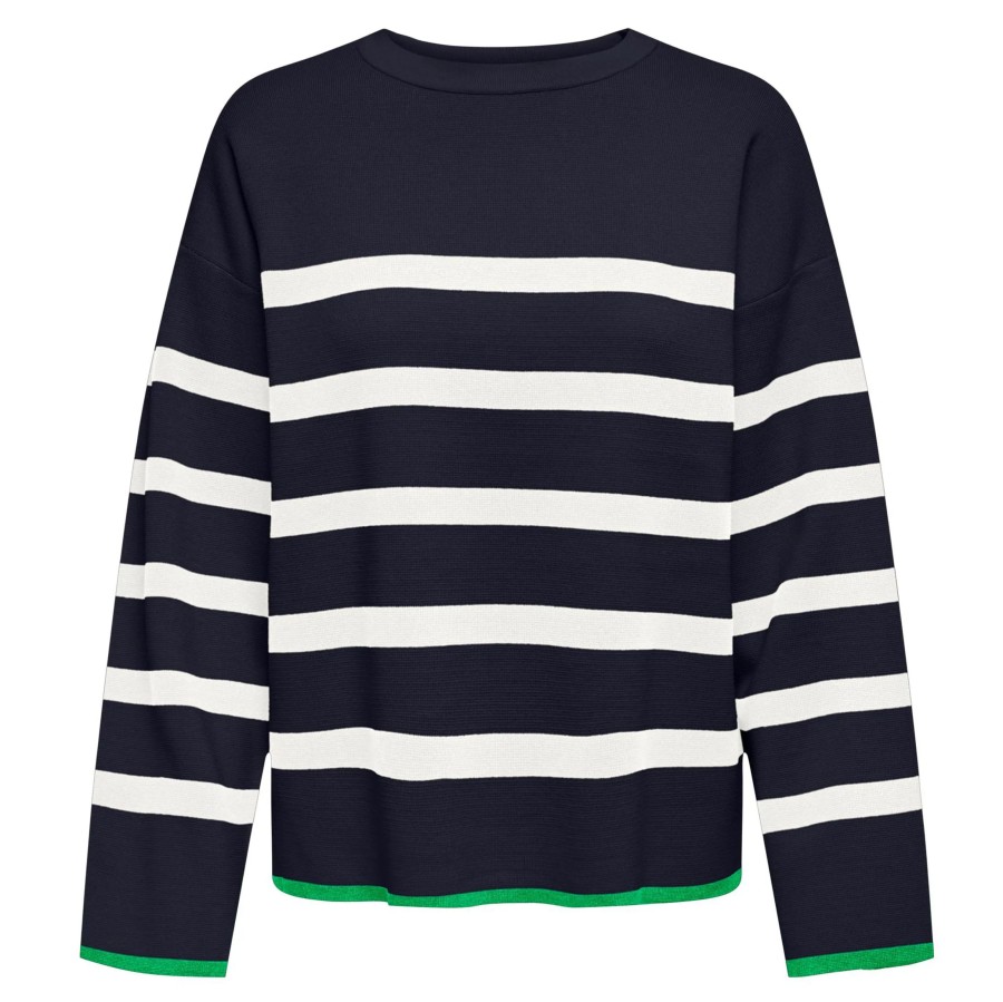 Frauen Only Shirts & Tops | Only Onlalberte Ls Stripe Pullover