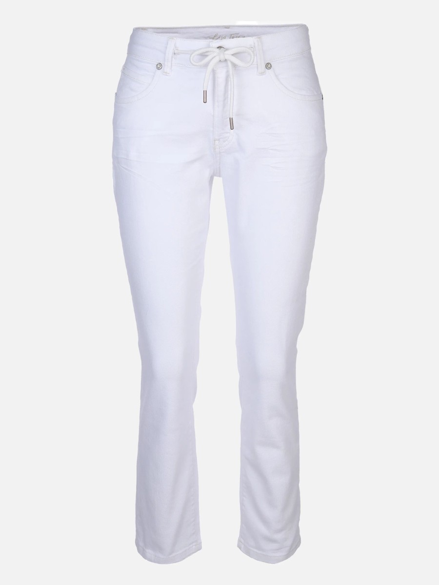 Frauen Lisa Tossa Hosen | Damen Jeans Mit Bindekordel