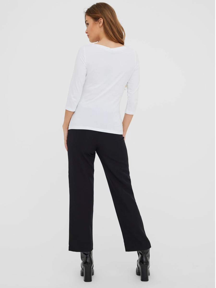 Frauen Vero Moda Shirts & Tops | Vero Moda Vmpanda Modal 3/4 Top Shirt