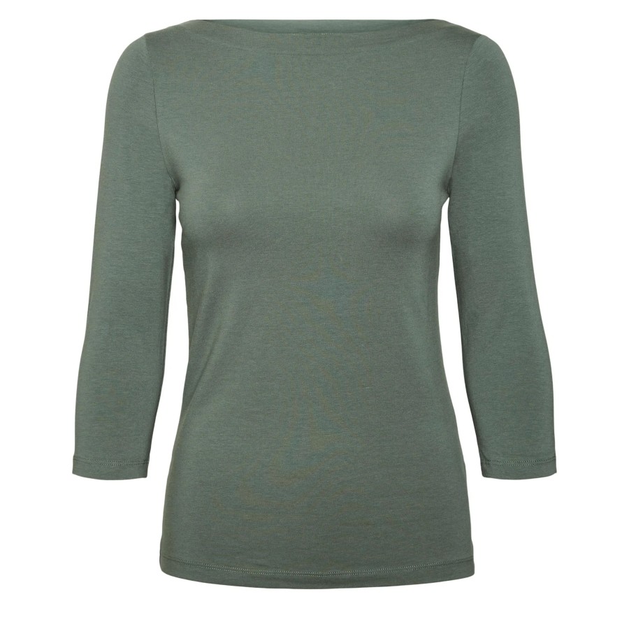 Frauen Vero Moda Shirts & Tops | Vero Moda Vmpanda Modal 3/4 Top Shirt