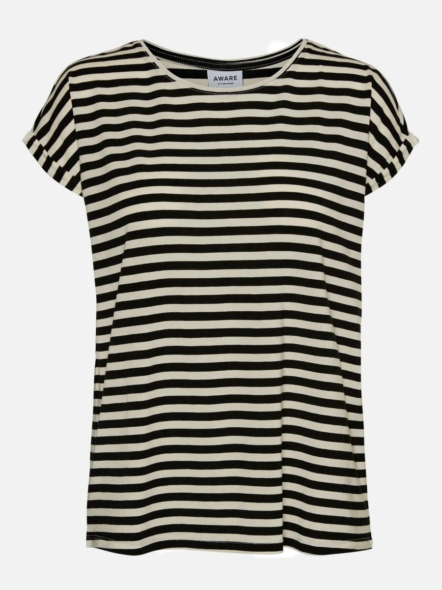 Frauen Vero Moda Shirts & Tops | Vero Moda Vmava Plain Ss Top St Shirt