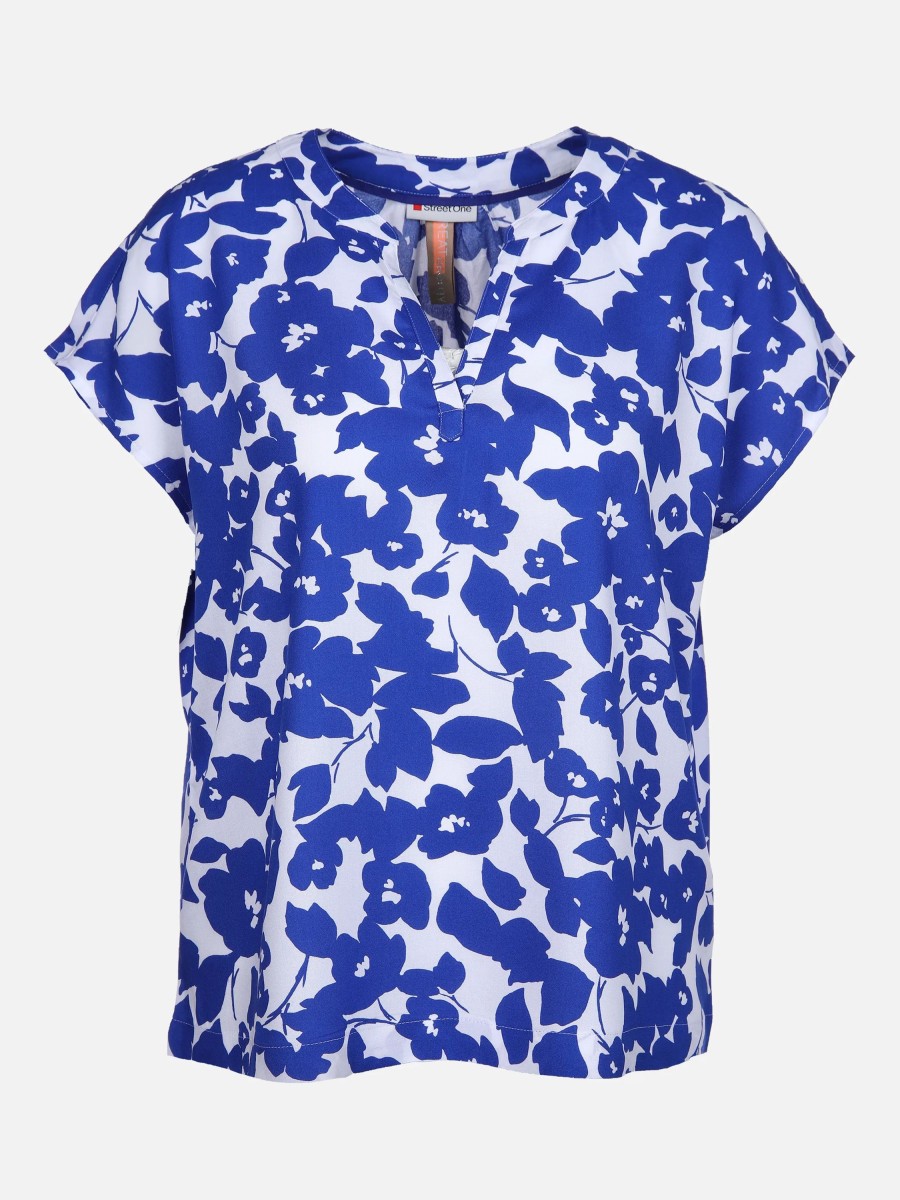 Frauen Street One Blusen | Damen Bluse Mit Alloverprint