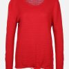 Frauen Sure Pullover & Cardigans | Damen Strickpullover Mit Struktur Und Glitzersteinen