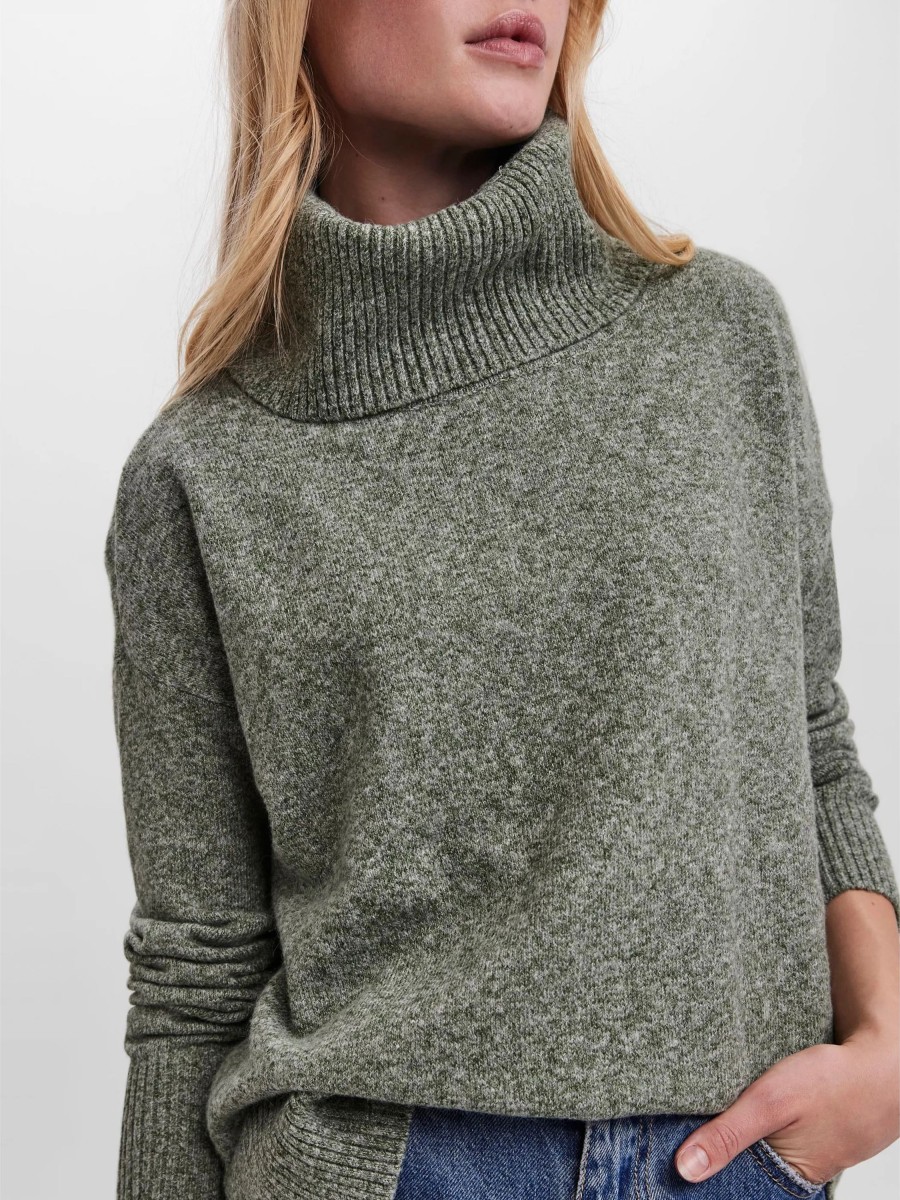 Frauen Vero Moda Pullover & Cardigans | Vero Moda Vmdoffy Ls Cowlneck B Pullover