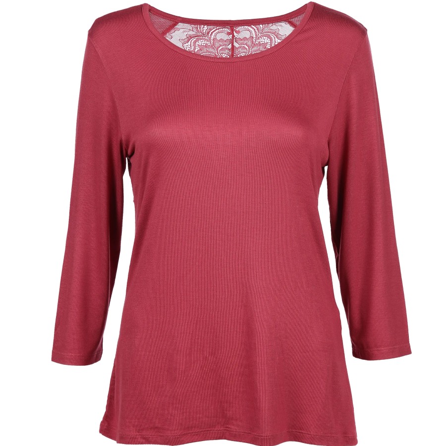 Frauen Only Shirts & Tops | Only Onlvic 3/4 Lace Top Shirt