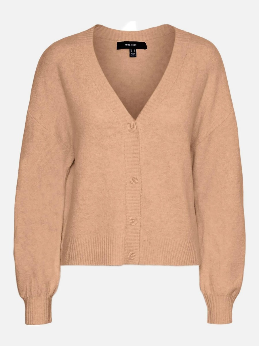 Frauen Vero Moda Pullover & Cardigans | Vero Moda Vmdoffy Ls V-Neck But Cardigan