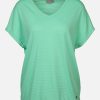 Frauen Sure Shirts & Tops | Damen Jaquard Shirt Mit V-Ausschnitt