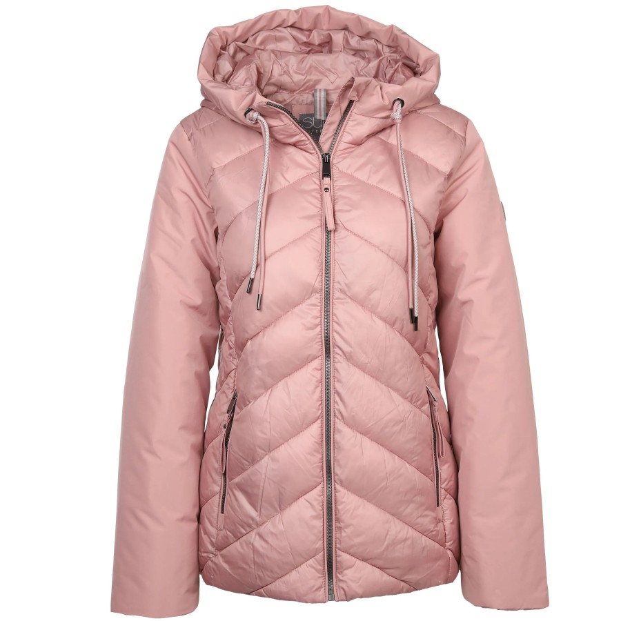 Frauen Sure Jacken & Mantel | Damen Steppjacke Mit Kapuze