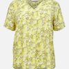 Frauen Only Carmakoma Grose Grosen | Only Carmakoma Carbloom Life Ss V-N Blusenshirt