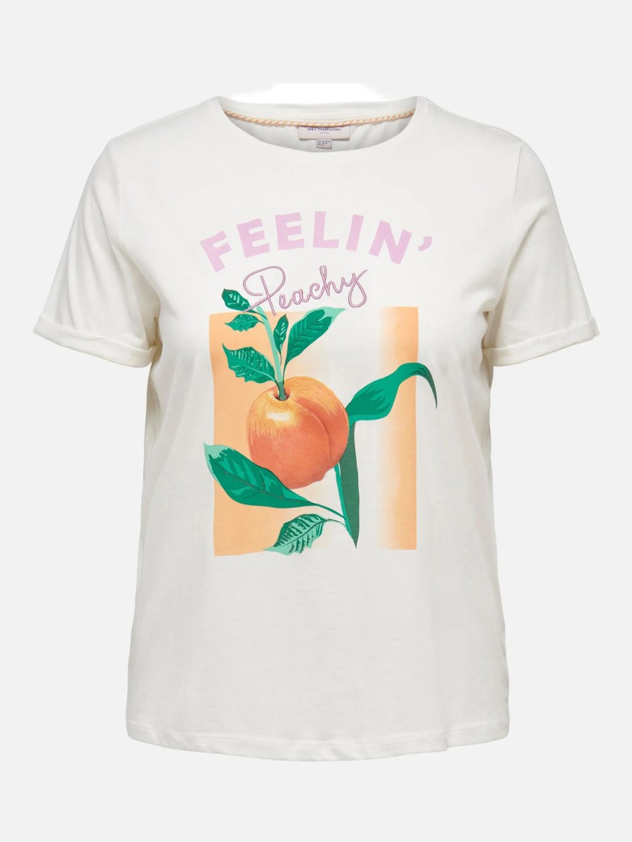 Frauen Only Carmakoma Shirts & Tops | Only Carmakoma Carlimone Ss Reg Tee Shirt