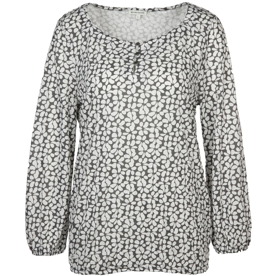 Frauen Tom Tailor Shirts & Tops | Damen Langarmshirt Mit Blumenprint