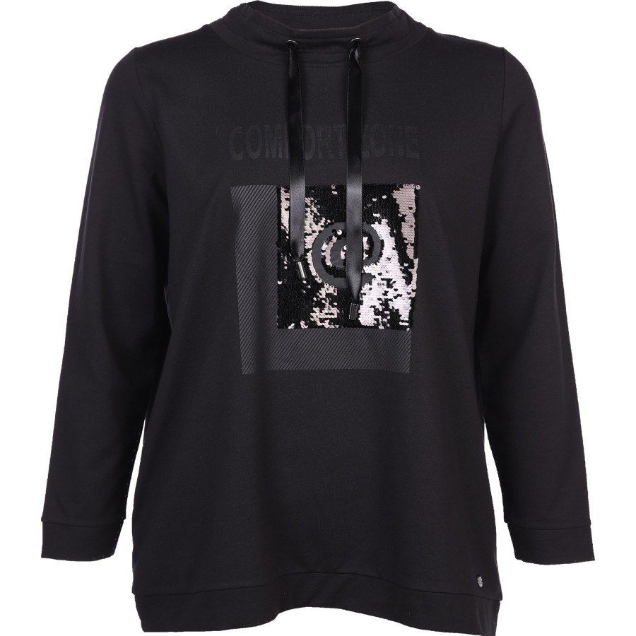 Frauen Sonja Blank Grose Grosen | Grose Grosen Sweatshirt Mit Paillettenprint