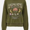 Frauen Only Pullover & Cardigans | Damen Onllucinda Reg L/S Fl Sweatshirt