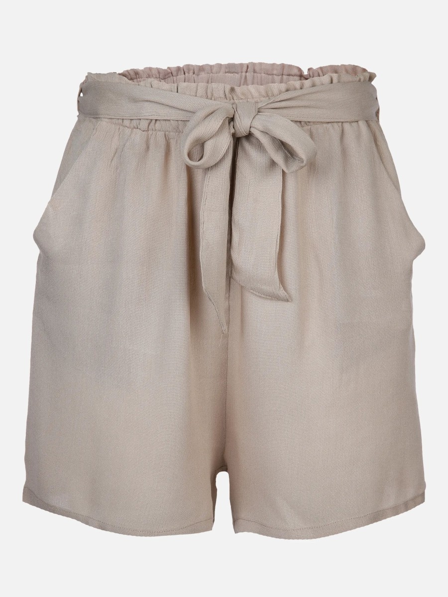 Frauen IX-O Hosen | Damen Paperbag Shorts