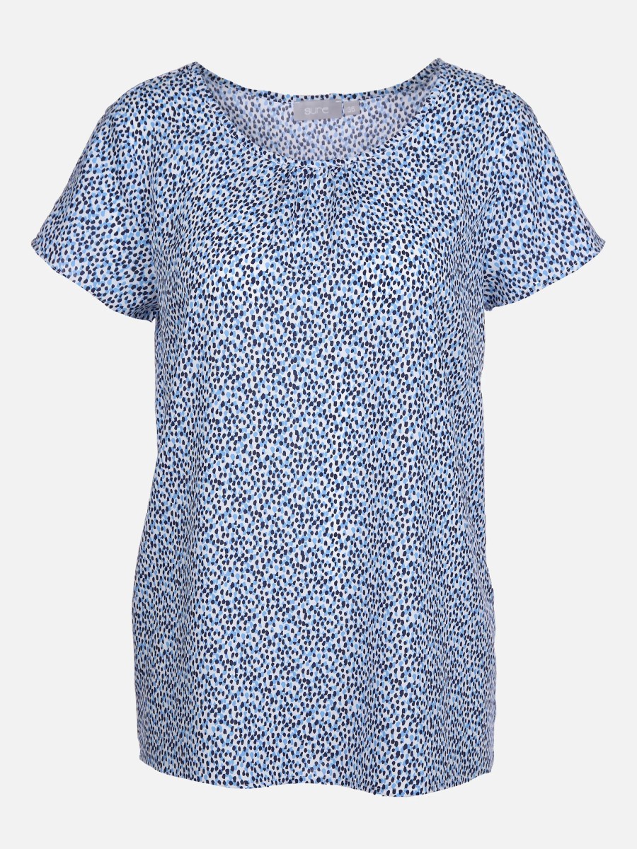 Frauen Sure Blusen | Damen Blusenshirt Mit Tupfen