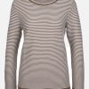 Frauen Tom Tailor Pullover & Cardigans | Damen Pullover In Ottoman Ripp