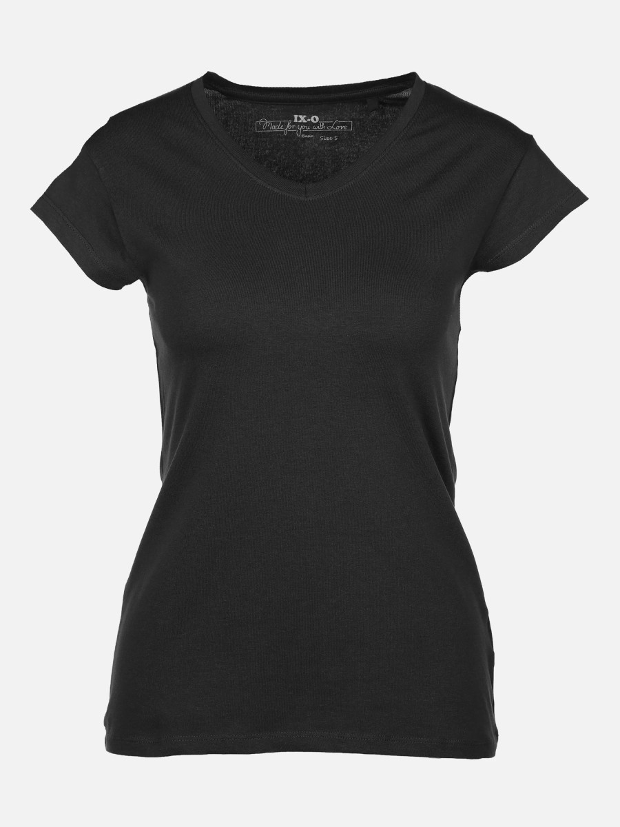 Frauen IX-O Shirts & Tops | Damen Basic T-Shirt