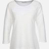 Frauen Sure Shirts & Tops | Damen Struktur Shirt Mit 3/4 Arm